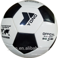 Best size 5 customized logo printing leather soccer ball